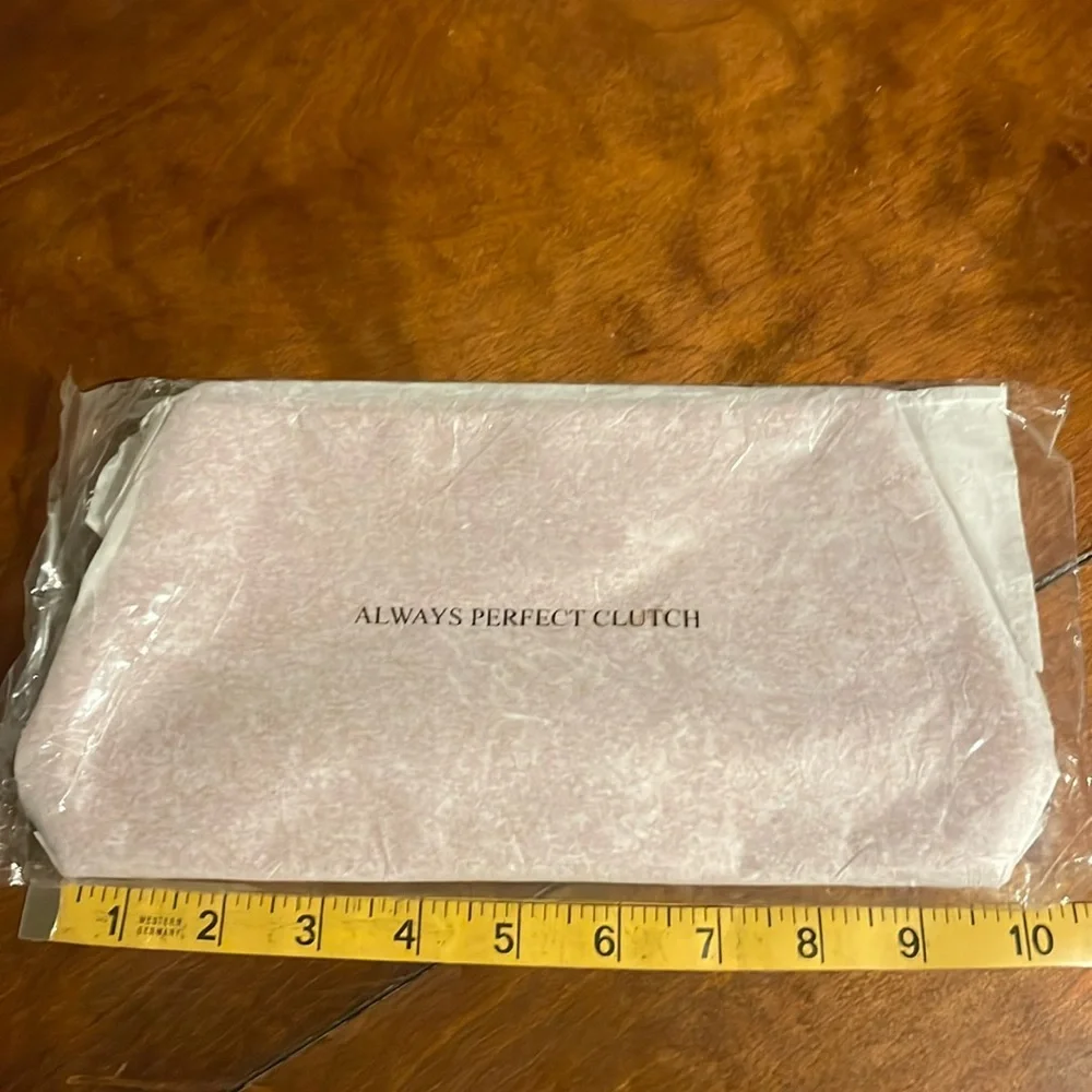 Avon Ruby Red PVC 2001 Always Perfect Clutch NIP